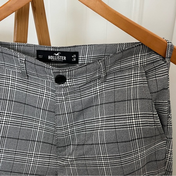 Hollister Super Skinny Chino Plaid Pants 29x30 - Picture 4 of 6